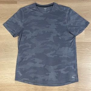 Standard fit, Medium, Gray camouflage workout shirt by DSG
